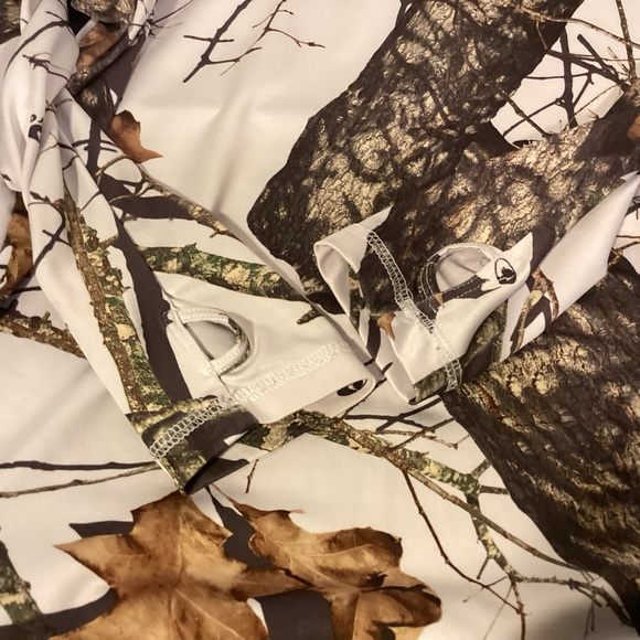 Mossy Oak Snow Camouflage long sleeve turtleneck womens large - Picture 8 of 10